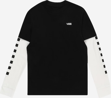 VANS - Camiseta en negro: frente