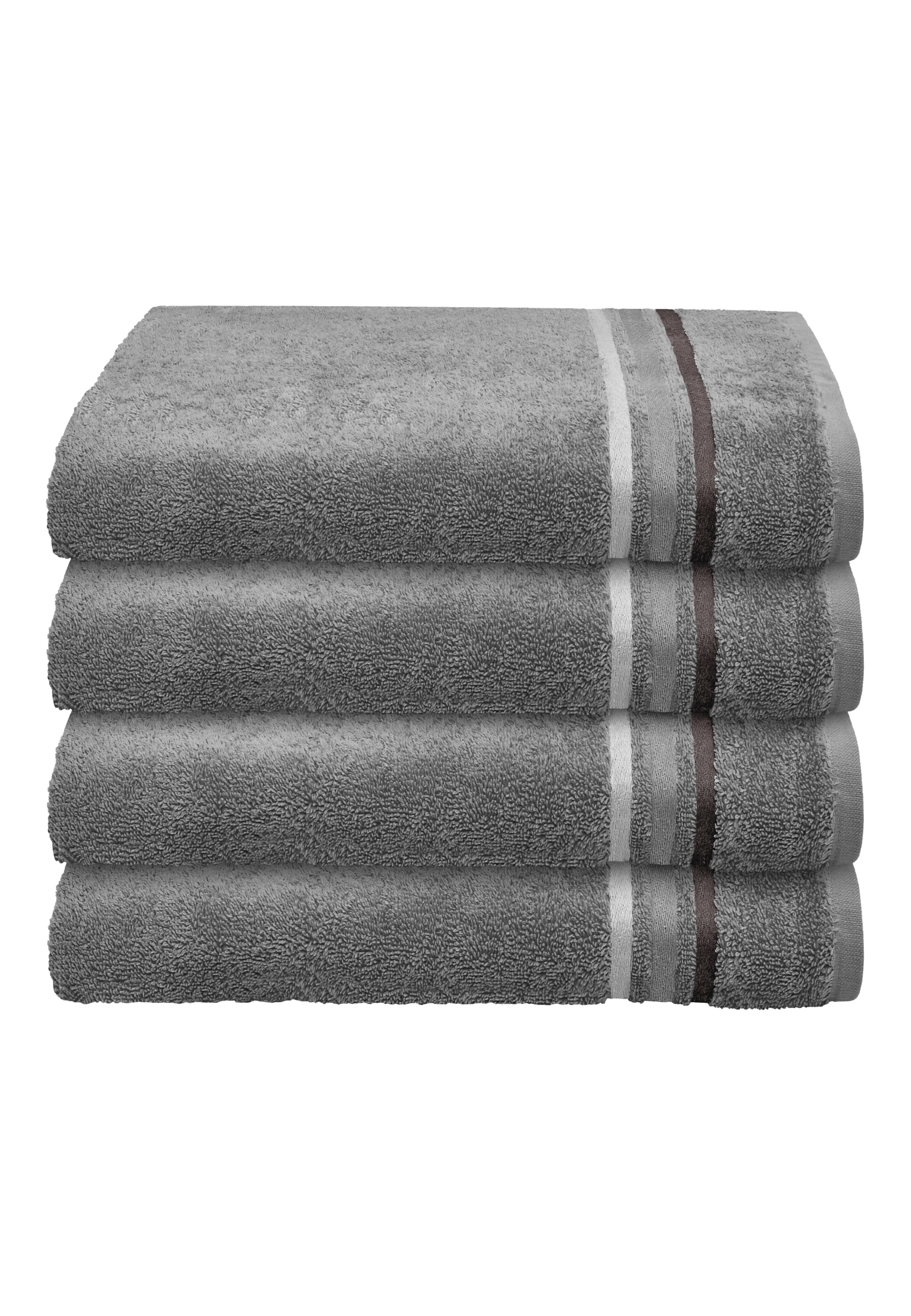 SCHIESSER Towel 'Skyline Color' in Grey: front