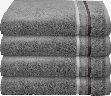 SCHIESSER Towel 'Skyline Color' in Grey: front