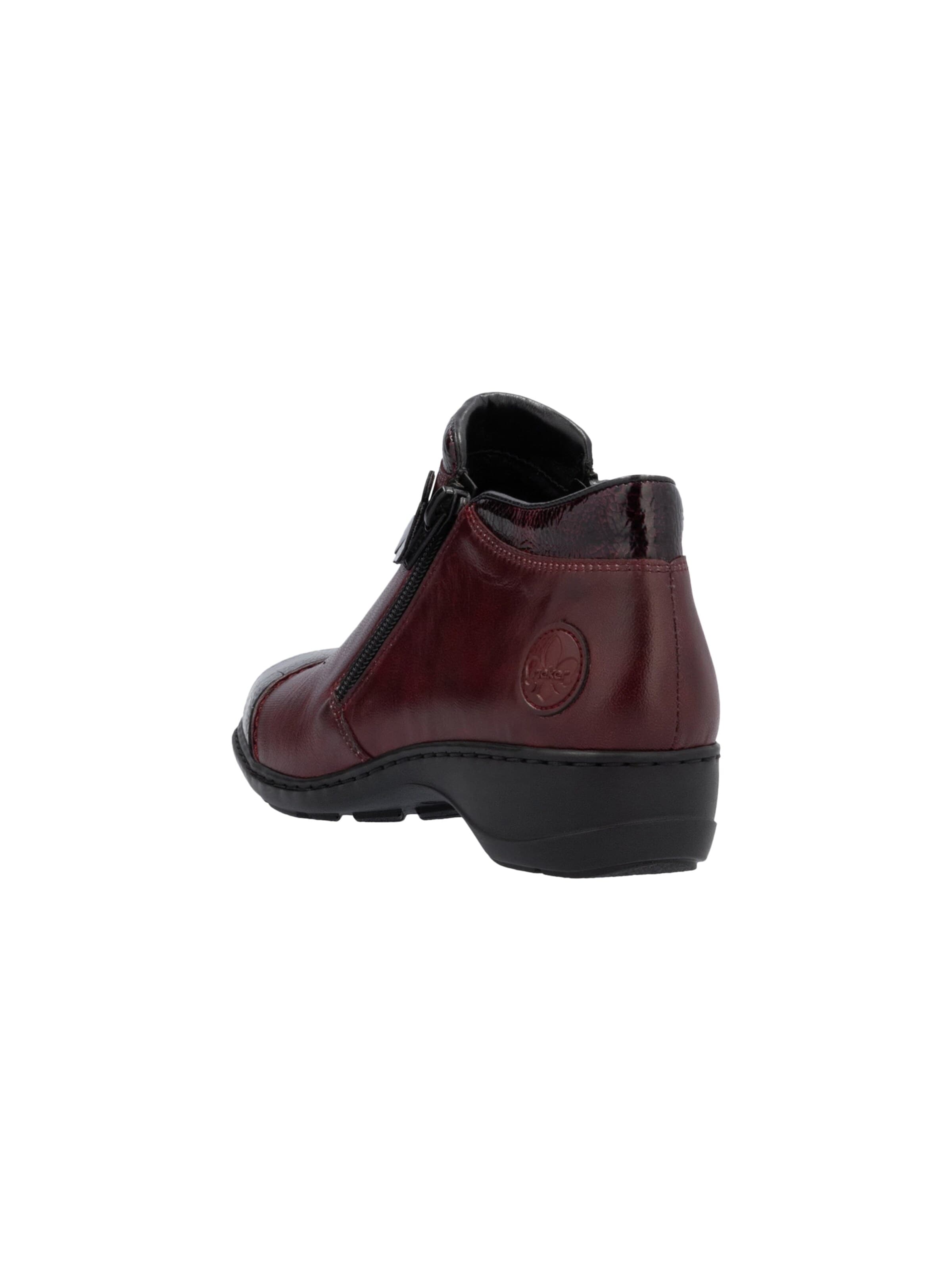 Bottines Rieker en rouge
