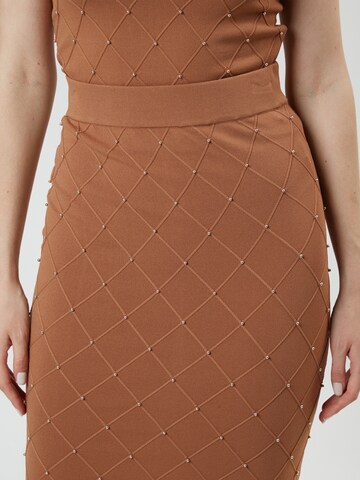 Influencer Skirt in Brown