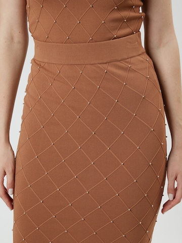 Influencer Skirt in Brown