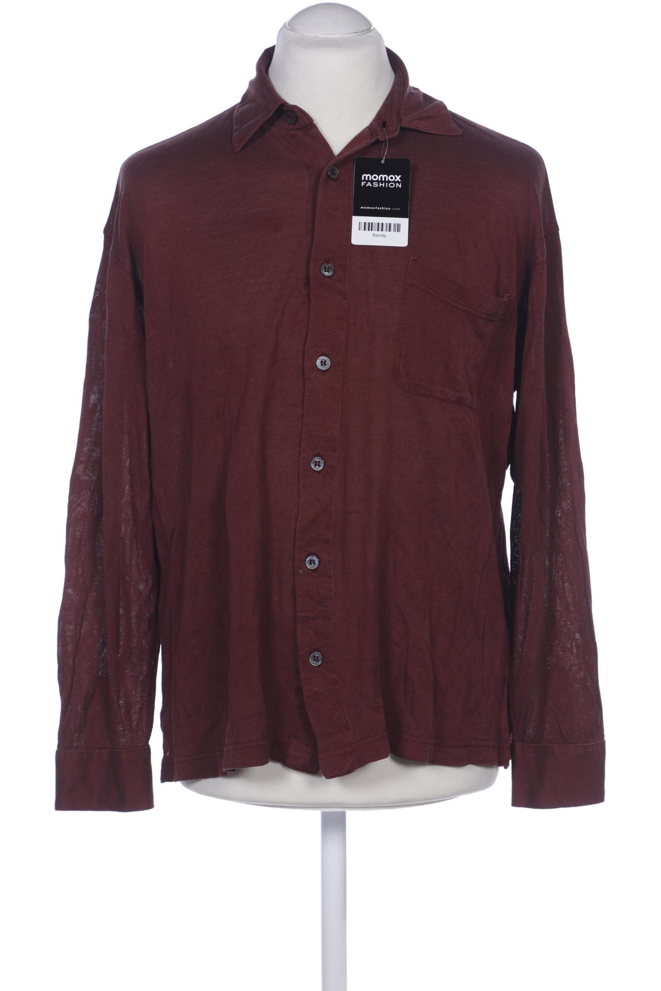 Salvatore Ferragamo Button Up Shirt in L in Red: front