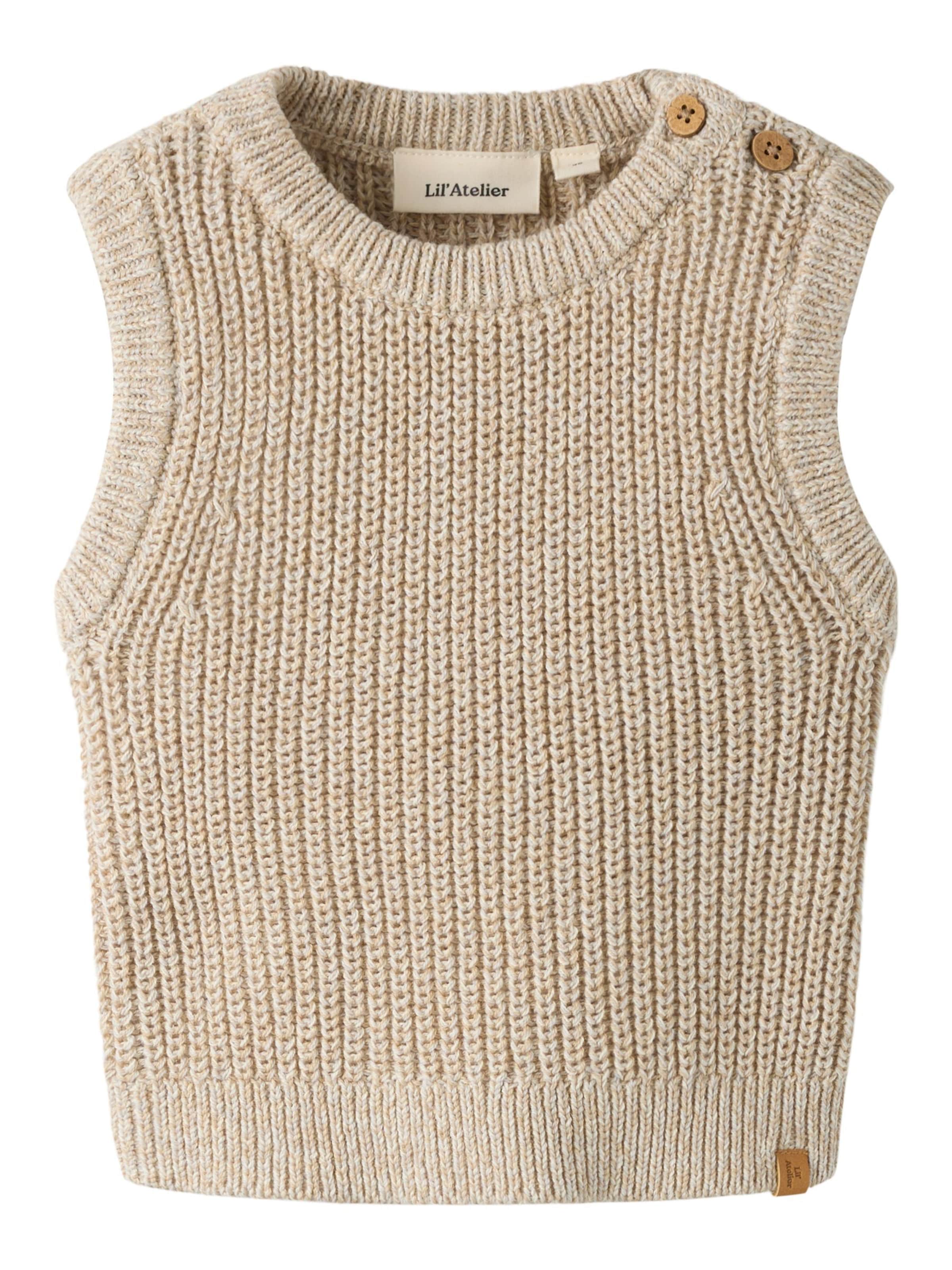 Gilet di Lil'Atelier in beige: frontale