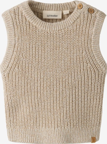 Lil'Atelier Vest in Beige: front