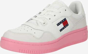 Tommy Jeans Sneakers 'Retro Basket Ess Meg 3A3' in White: front