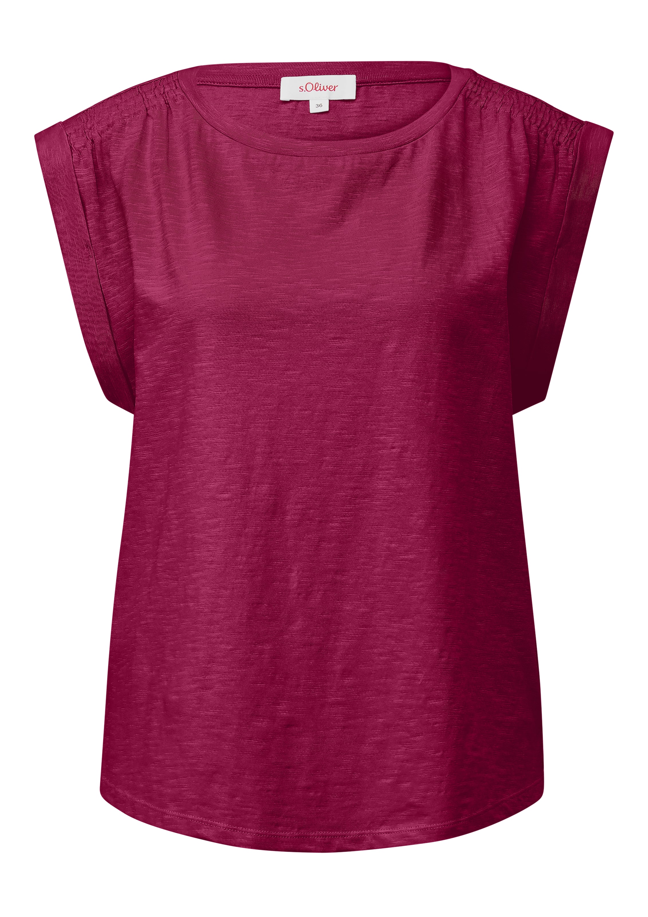 rozā s.Oliver T-Krekls: no priekšpuses