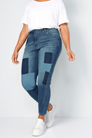 Angel of Style Slimfit Jeans in Blauw: voorkant