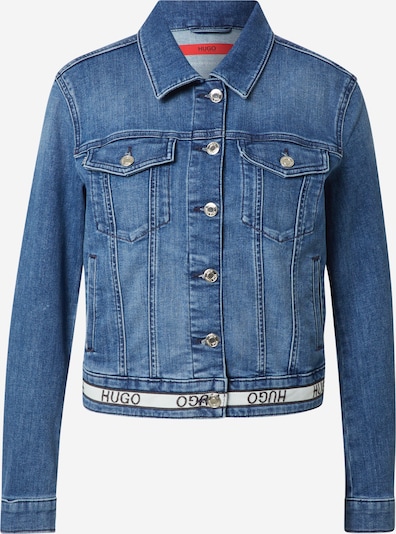 HUGO Kurtka przejściowa 'Alex' w kolorze niebieski denim / białym, Podgląd produktu