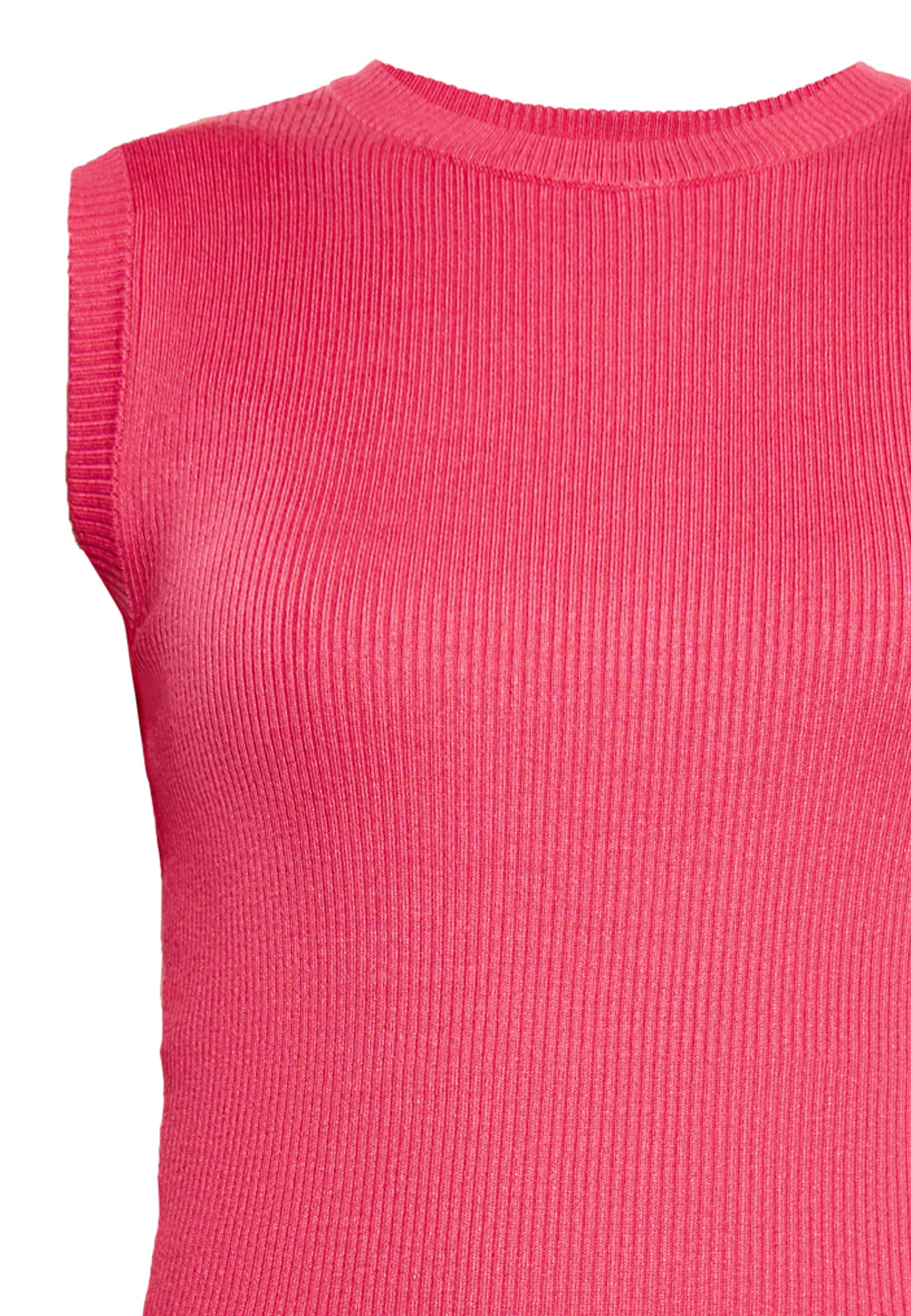 NAEMI Трикотажное платье в Ярко-розовый