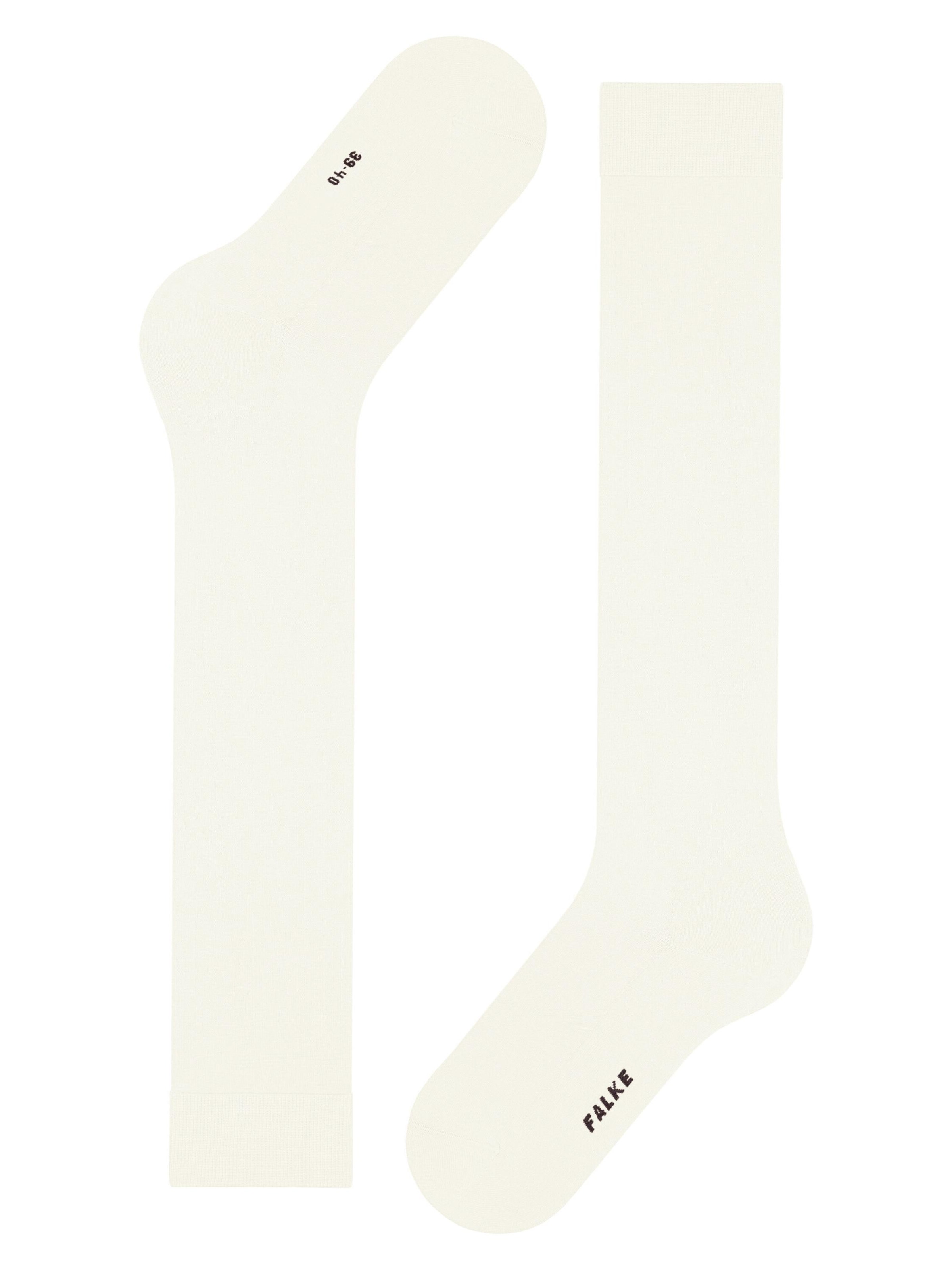 FALKE Knee High Socks 'ClimaWool' in White