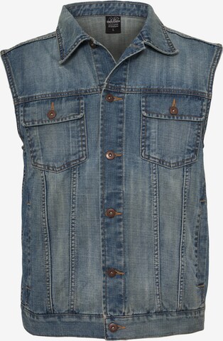 Urban Classics Vest in Blue: front