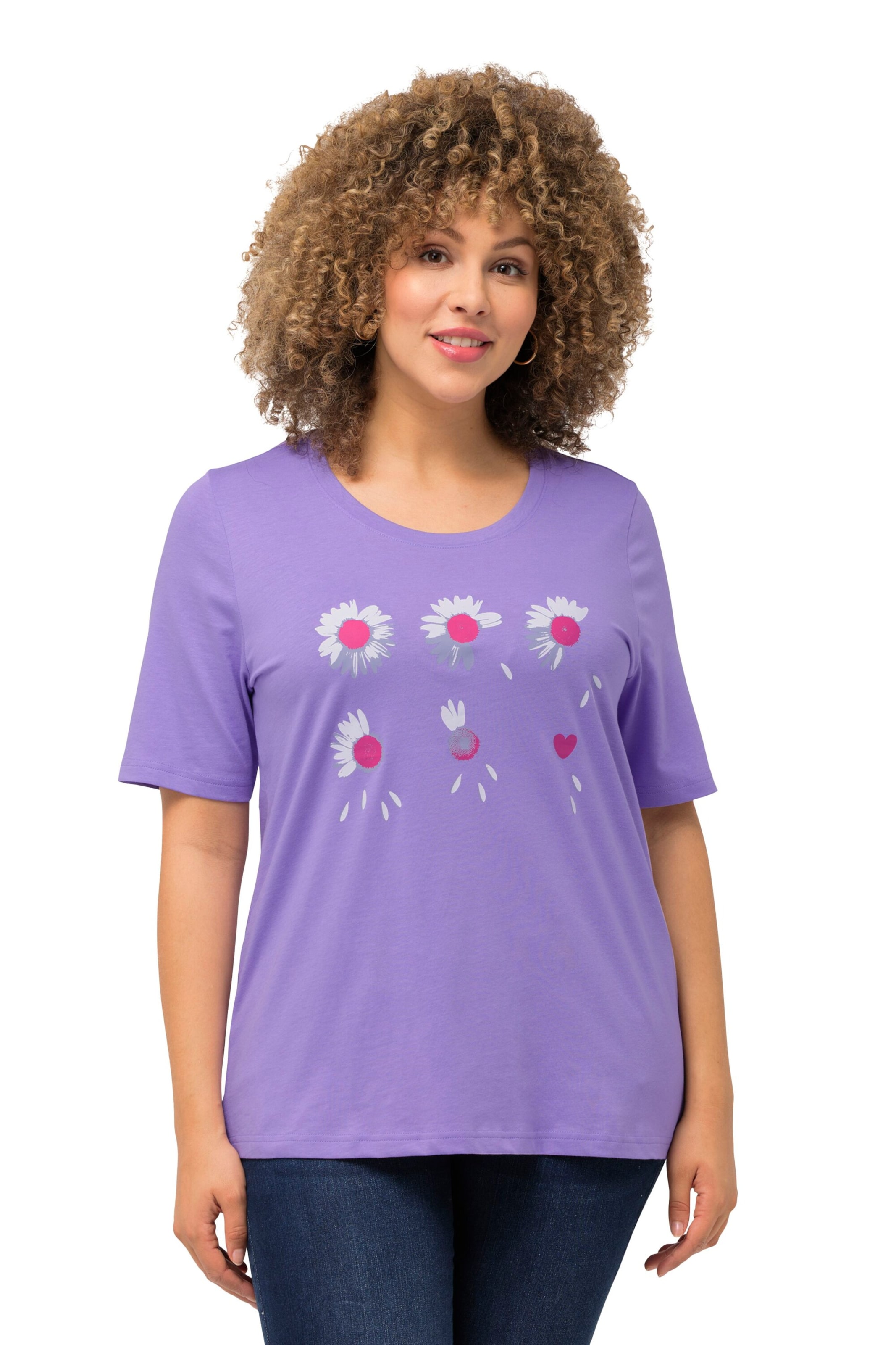 Ulla Popken Shirt in Purple: front