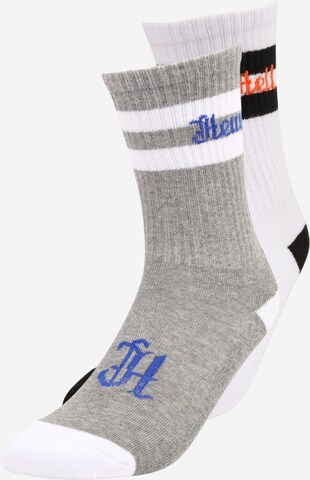 Chaussettes Mister Tee en gris : devant