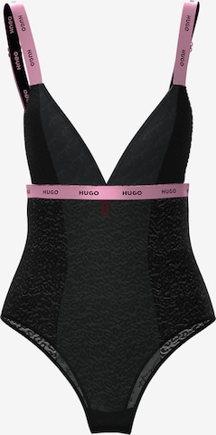 HUGO Bodysuit in Black: front
