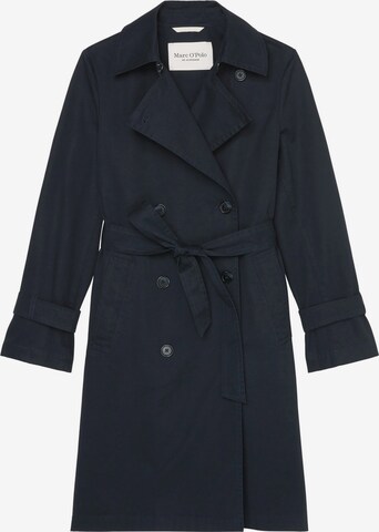 Marc O'Polo Between-Seasons Coat in Blue: front