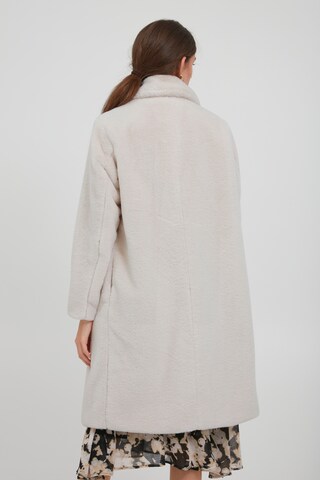 ICHI Winter Coat 'HAYA' in Grey