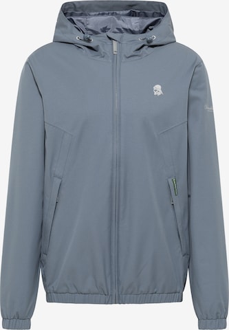 Schmuddelwedda Between-Season Jacket in Blue: front