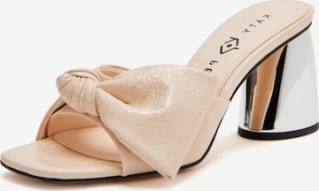 Katy Perry Sandal 'THE TIMMER BOW' in Beige: front