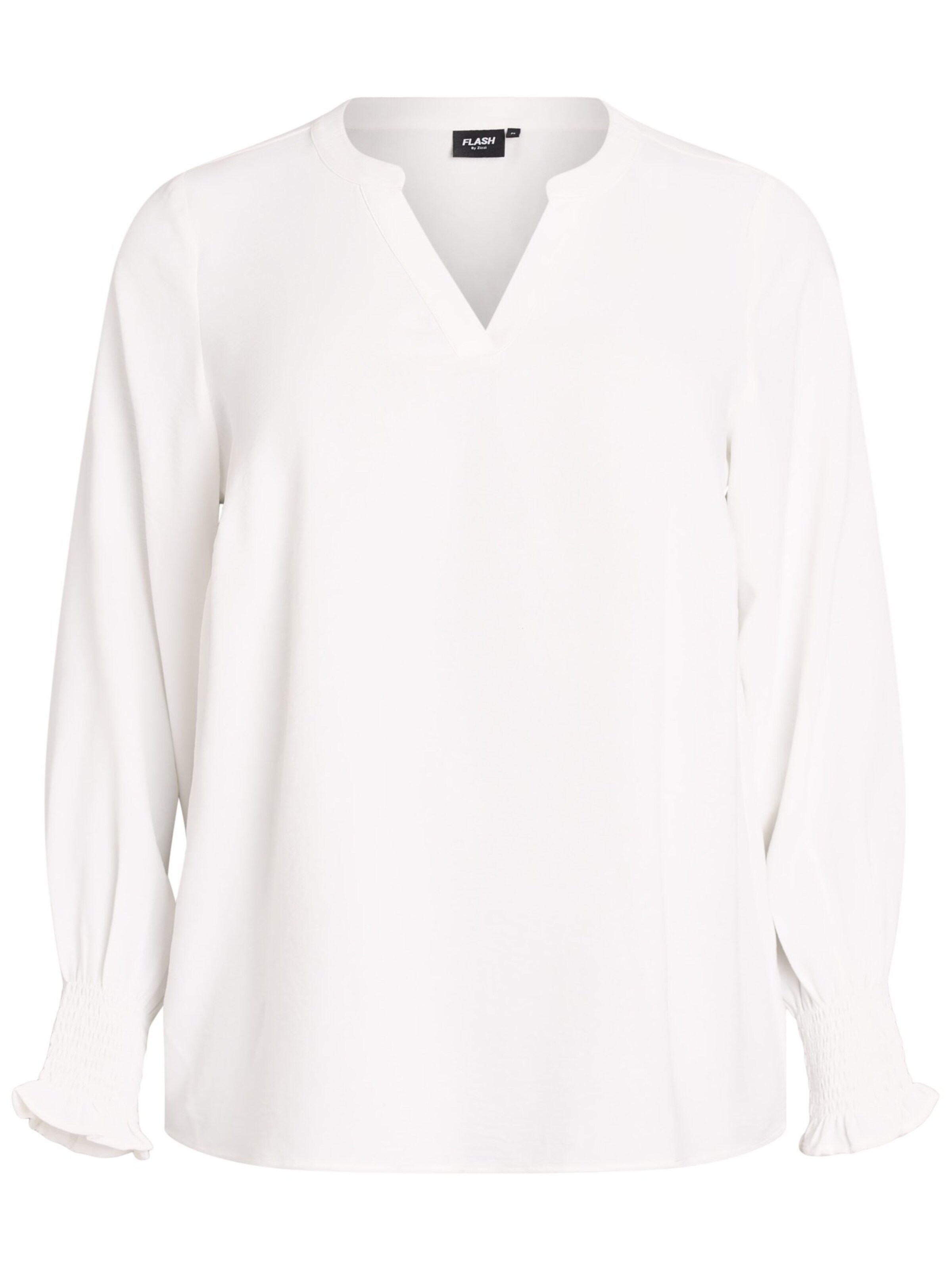 Zizzi Μπλούζα σε λευκό: μπροστά