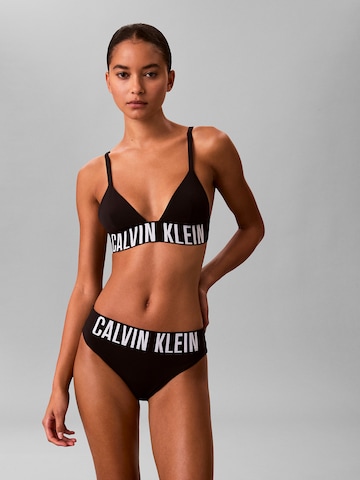 Triangle Hauts de bikini 'Intense Power' Calvin Klein Swimwear en noir : devant