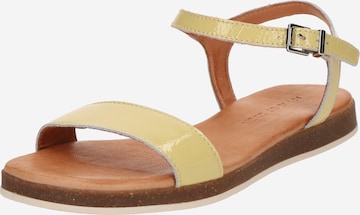 Sandales 'Marisa' Apple of Eden en jaune : devant