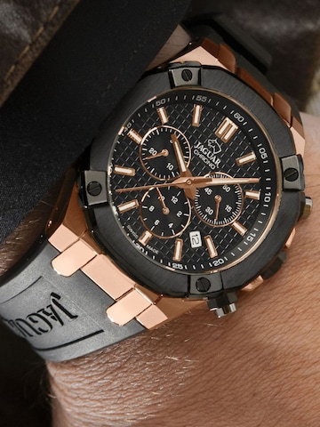 Jaguar Analog Watch 'Diplomatic' in Black: front