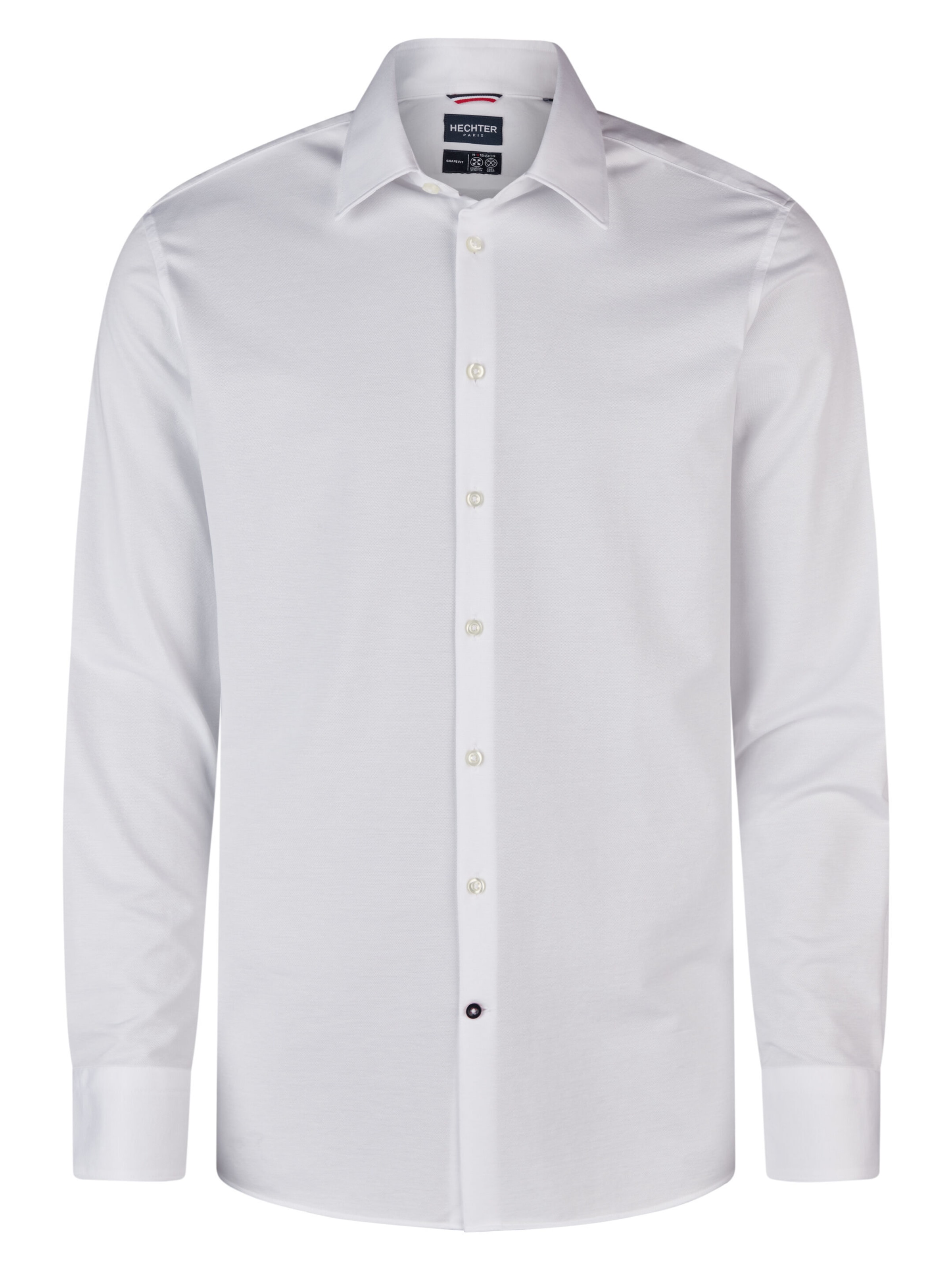 Coupe slim Chemise HECHTER PARIS en blanc : devant