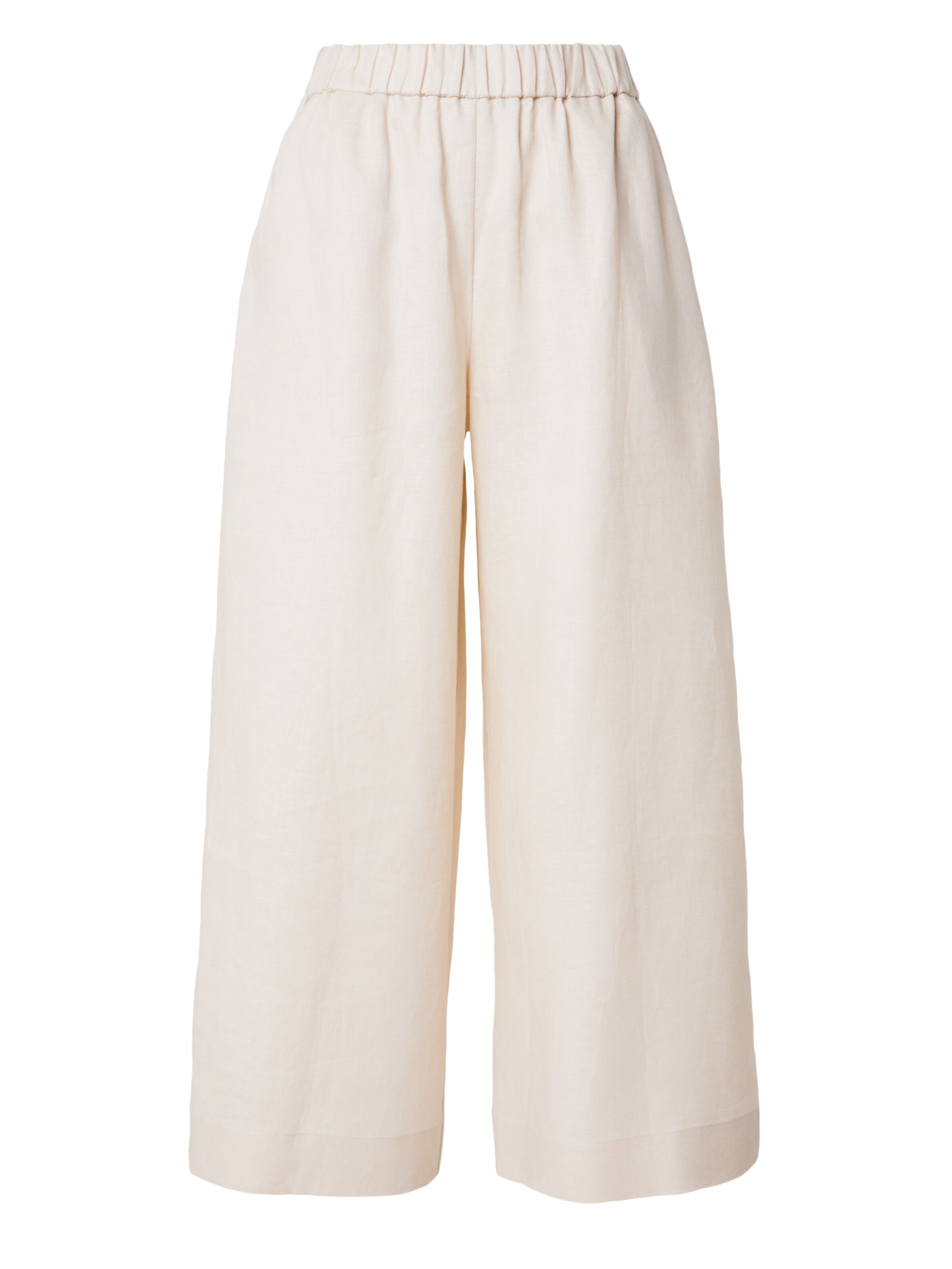 Wide Leg Pantalon 'LCANNETI' MM by Max Mara en blanc : devant