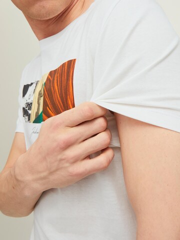 JACK & JONES T-Shirt 'SUNSTRIKE' in Weiß
