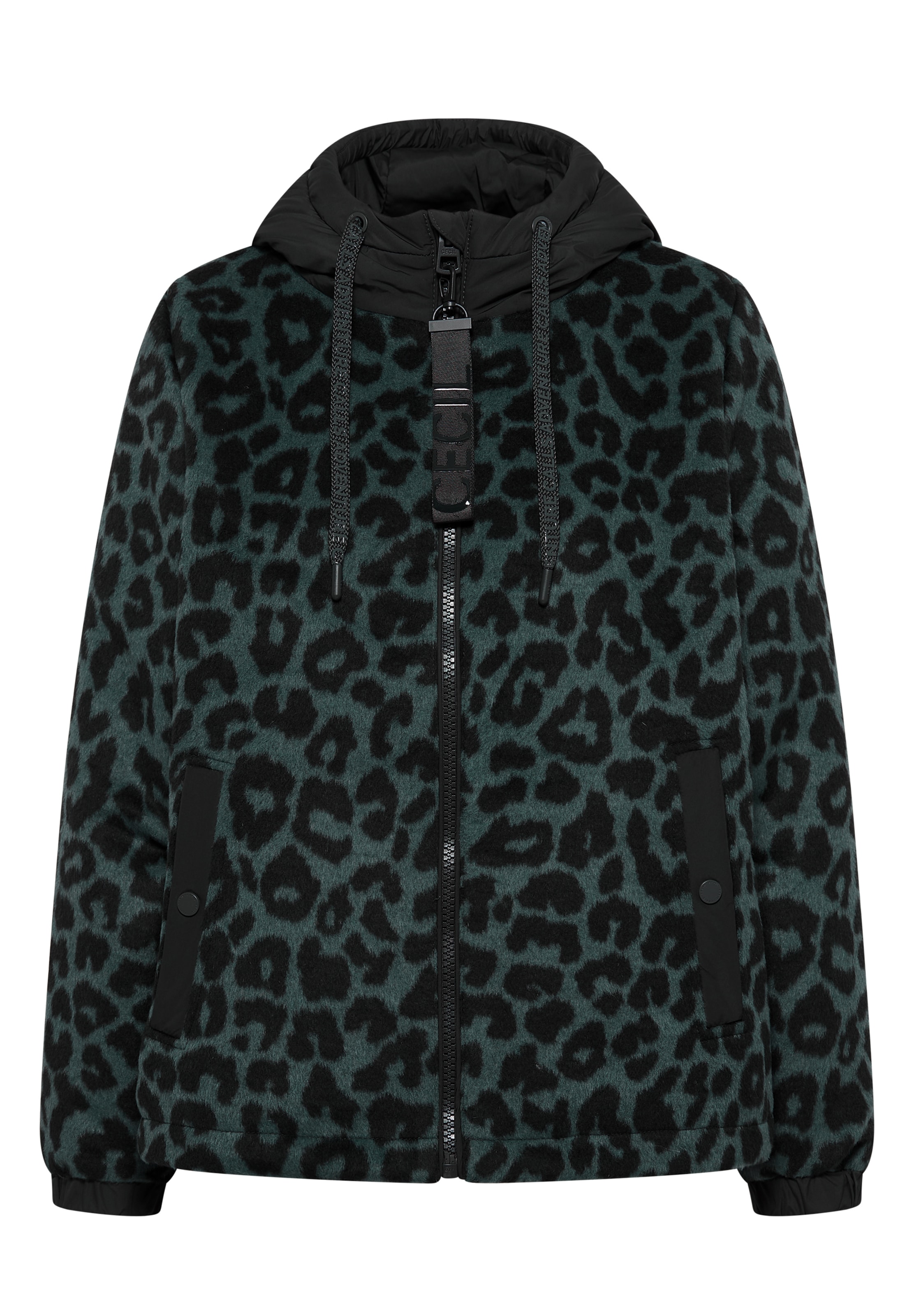 CECIL Between-Season Jacket in Green: front