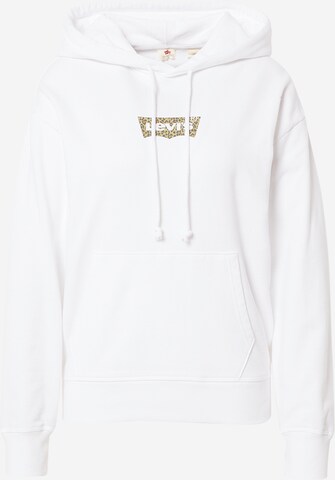 LEVI'S ® Sweatshirt 'Graphic Standard Hoodie' i hvit: forside