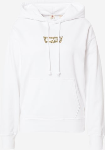 Sweat-shirt 'Graphic Standard Hoodie' LEVI'S ® en blanc : devant