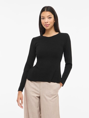 VILA Sweater 'VIMable' in Black: front