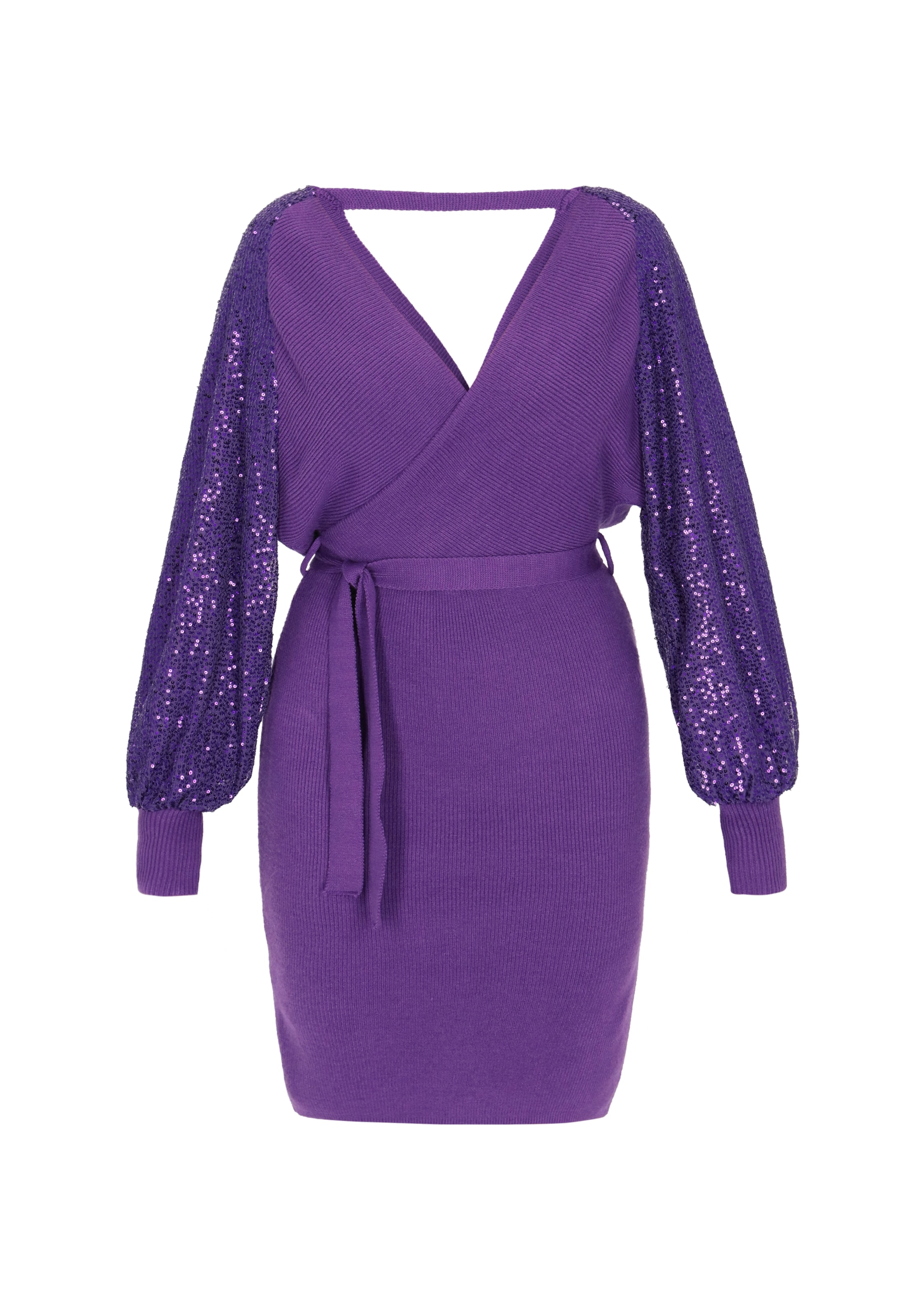 faina - Vestido de punto en lila: frente