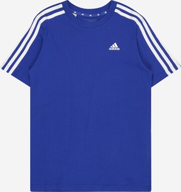 ADIDAS SPORTSWEAR Λειτουργικό μπλουζάκι 'Essentials 3-Stripes ' σε μπλε: μπροστά