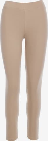 made of emotion - Skinny Leggings 'M734 ' en beige: frente