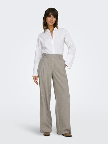 ONLY Baggy Broek 'Linda' in Grijs: voorkant