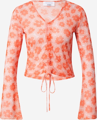 florence by mills exclusive for ABOUT YOU T-shirt 'Foggy' en orange, Vue avec produit