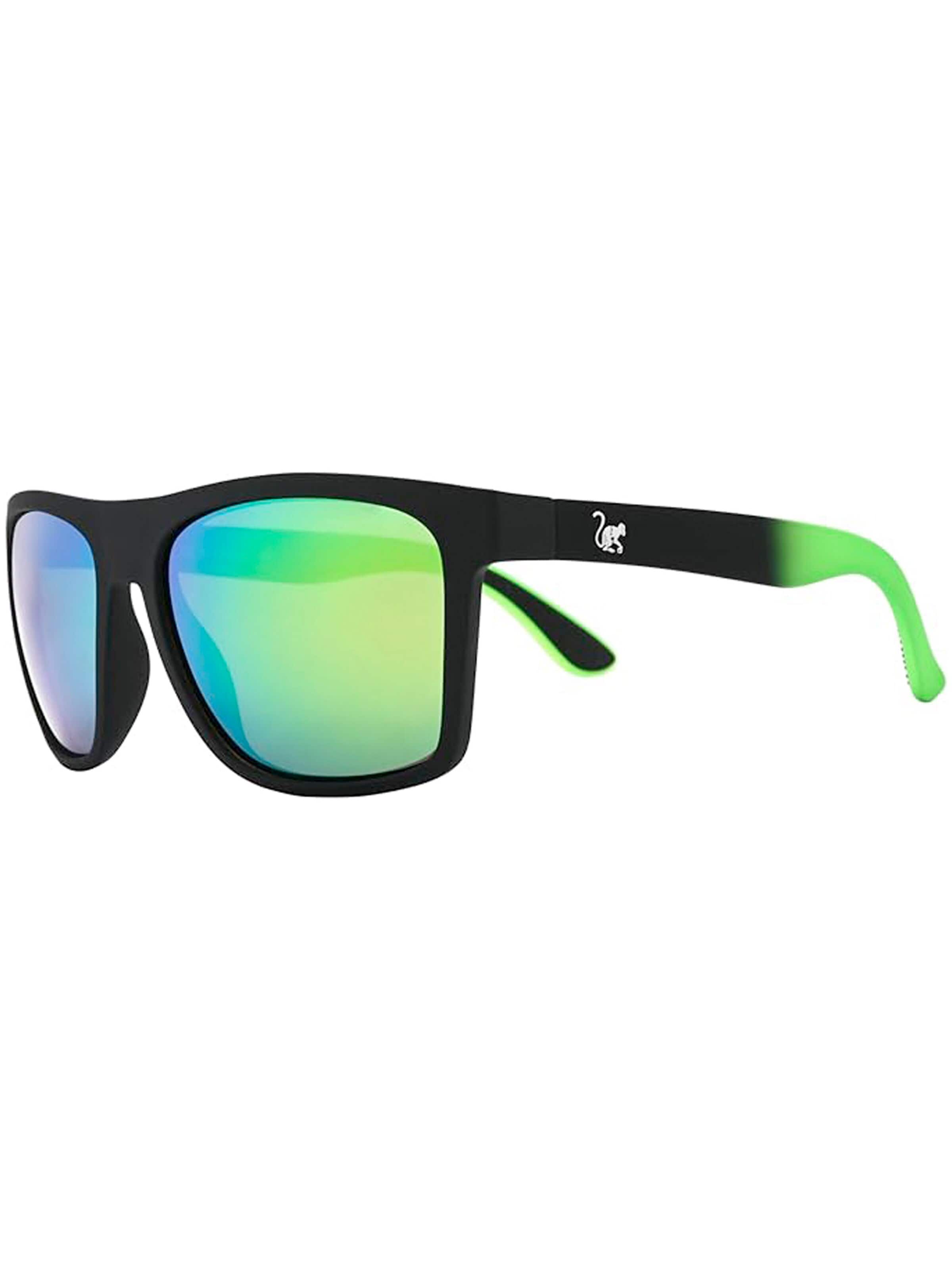 Occhiali da sole sportivi di Surf Monkey in verde: frontale
