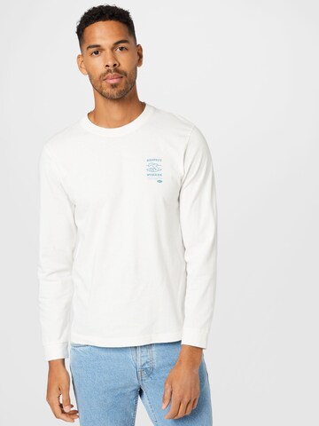 Nudie Jeans Co Shirt in White: front