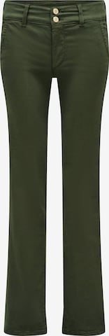 Regular Pantalon chino 'Secret' Salsa Jeans en vert : devant