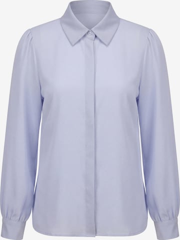Chemisier usha BLACK LABEL en bleu : devant