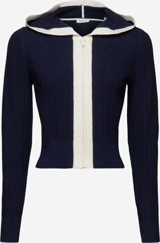 ESPRIT Knit Cardigan in Blue: front