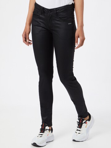 Skinny Pantalon 'Gioia' Gang en noir : devant