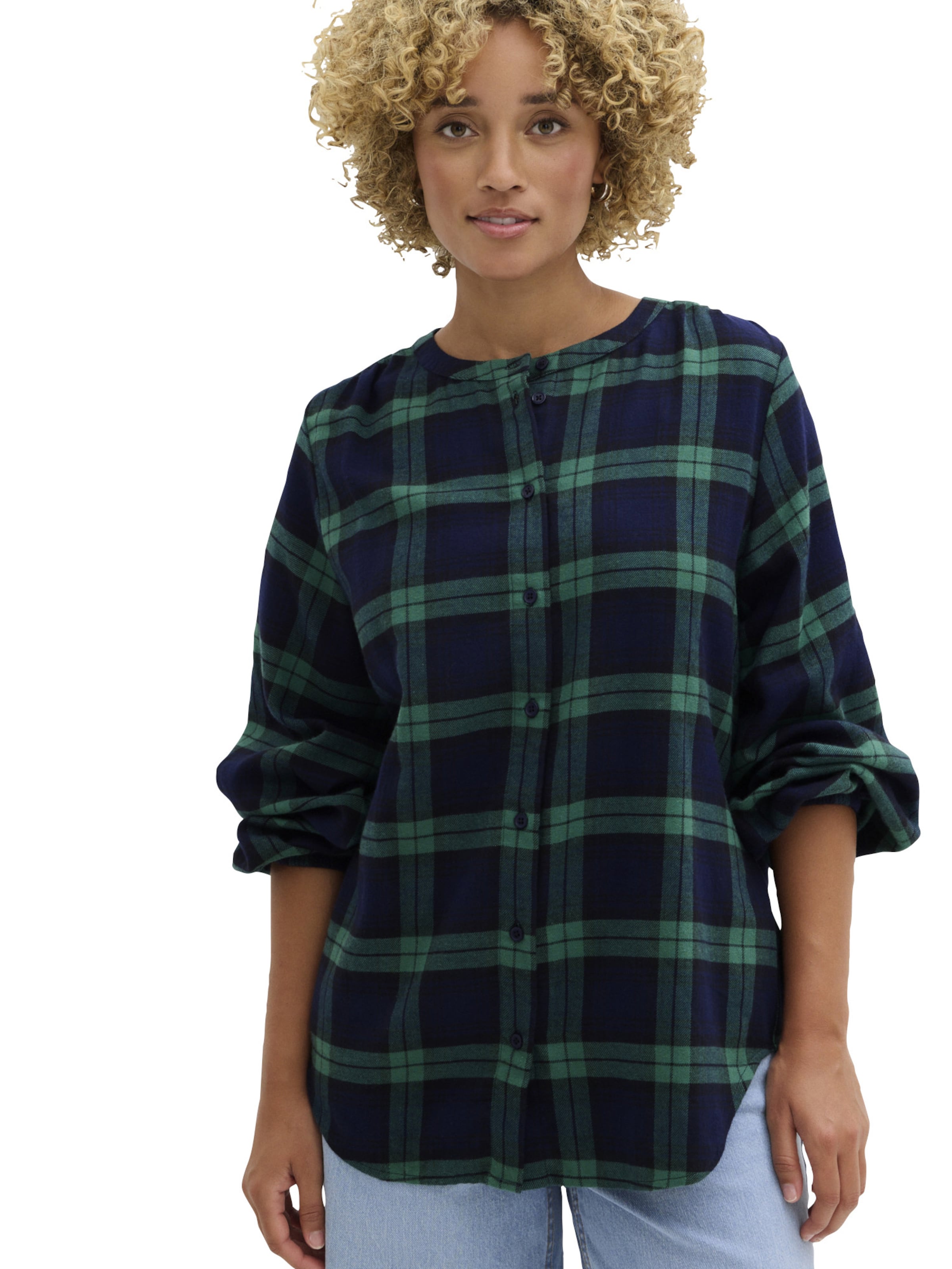 Camicia da donna di bonprix in blu: frontale