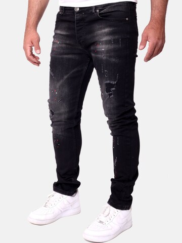 Reslad Slimfit Jeans 'RS2101' in Schwarz