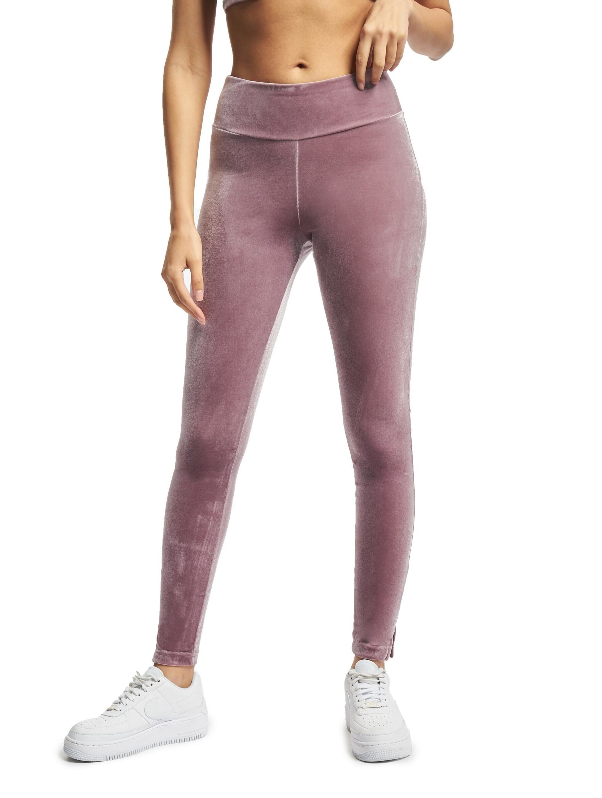 Skinny Leggings Reebok en violet : devant