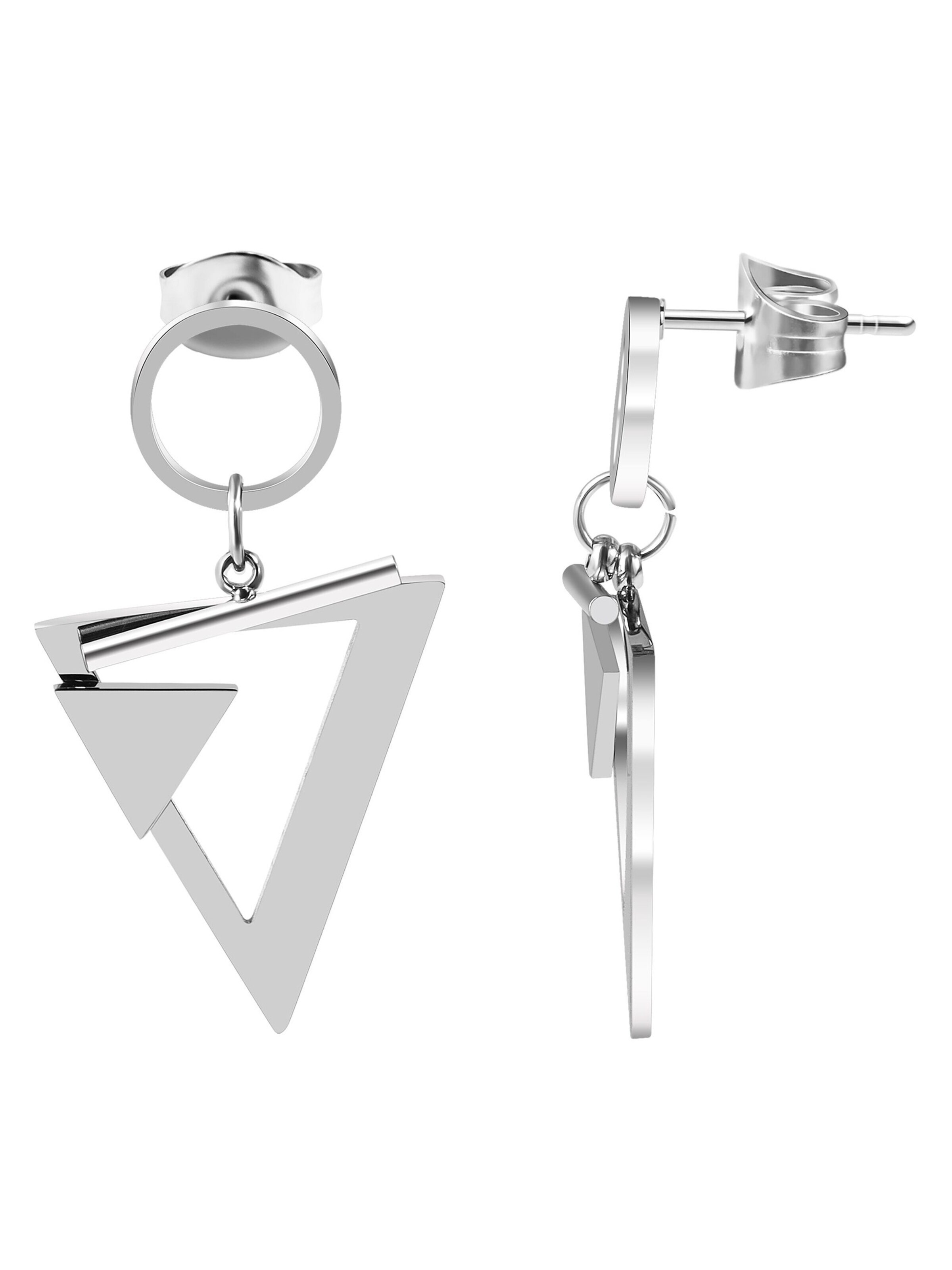 Akzent Earrings 'Jenessa, hautverträglich' in Silver