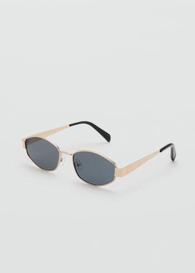 MANGO Lunettes de soleil 'DELFOS' en One Size en or, Vue avec produit